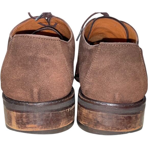 Russell & Bromley Brown Suede Lace Up Shoes     Size: EU 45 US 11.5 main image 6